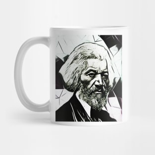 Frederick Douglass Black and White Portrait | Frederick Douglass Artwork 15 Mug